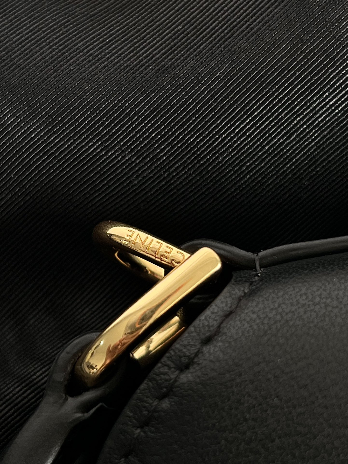 Celine Triomphe Mini Smooth Calfskin Bucket Bag