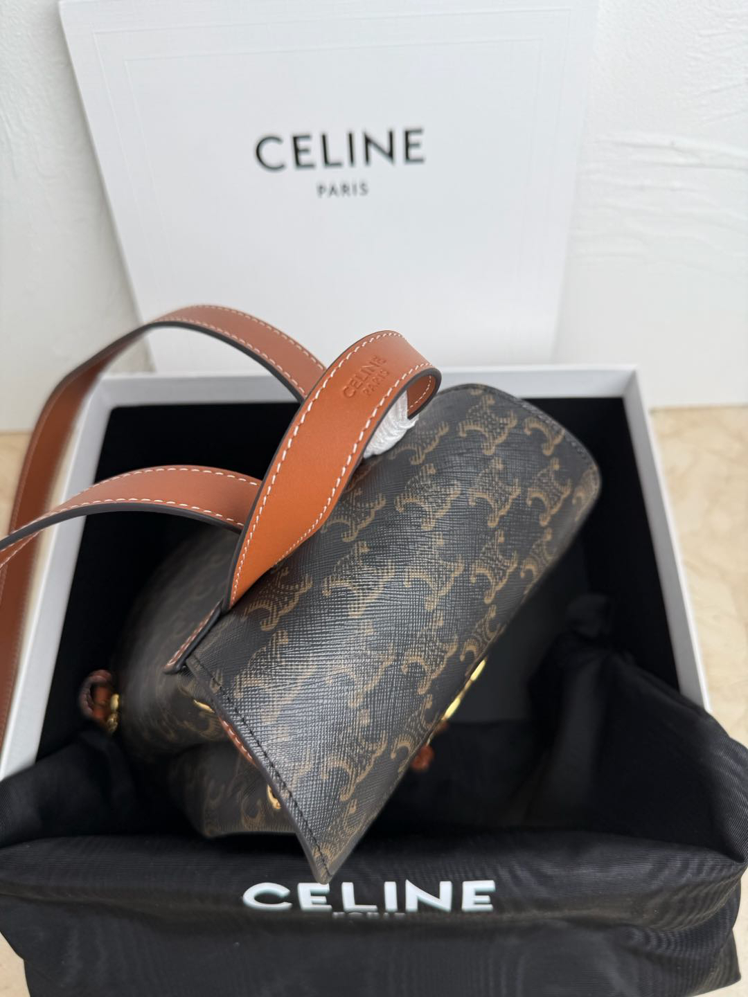Celine Bonnie Calfskin Backpack