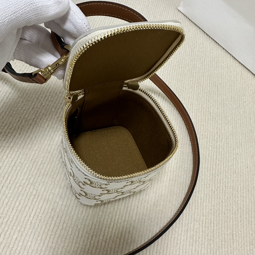 Celine Crinkled Calfskin Box Bag