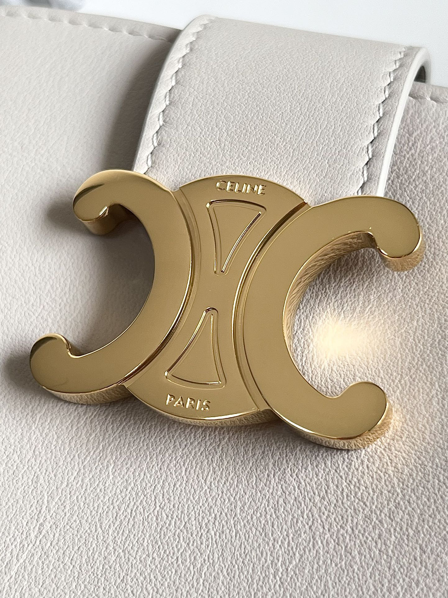 Celine Triomphe Mini Smooth Calfskin Bucket Bag