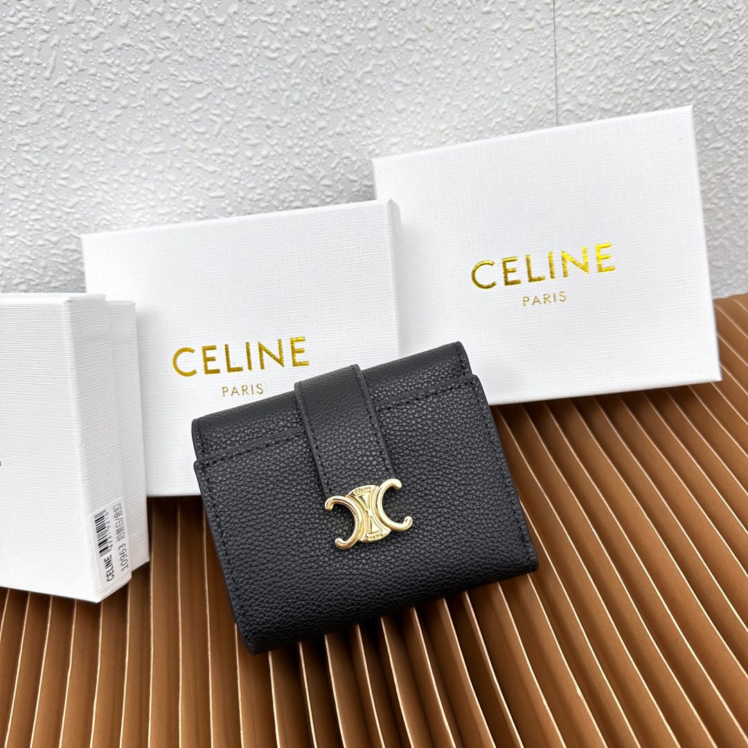 Celine Victoire Soft Calfskin Medium Wallet