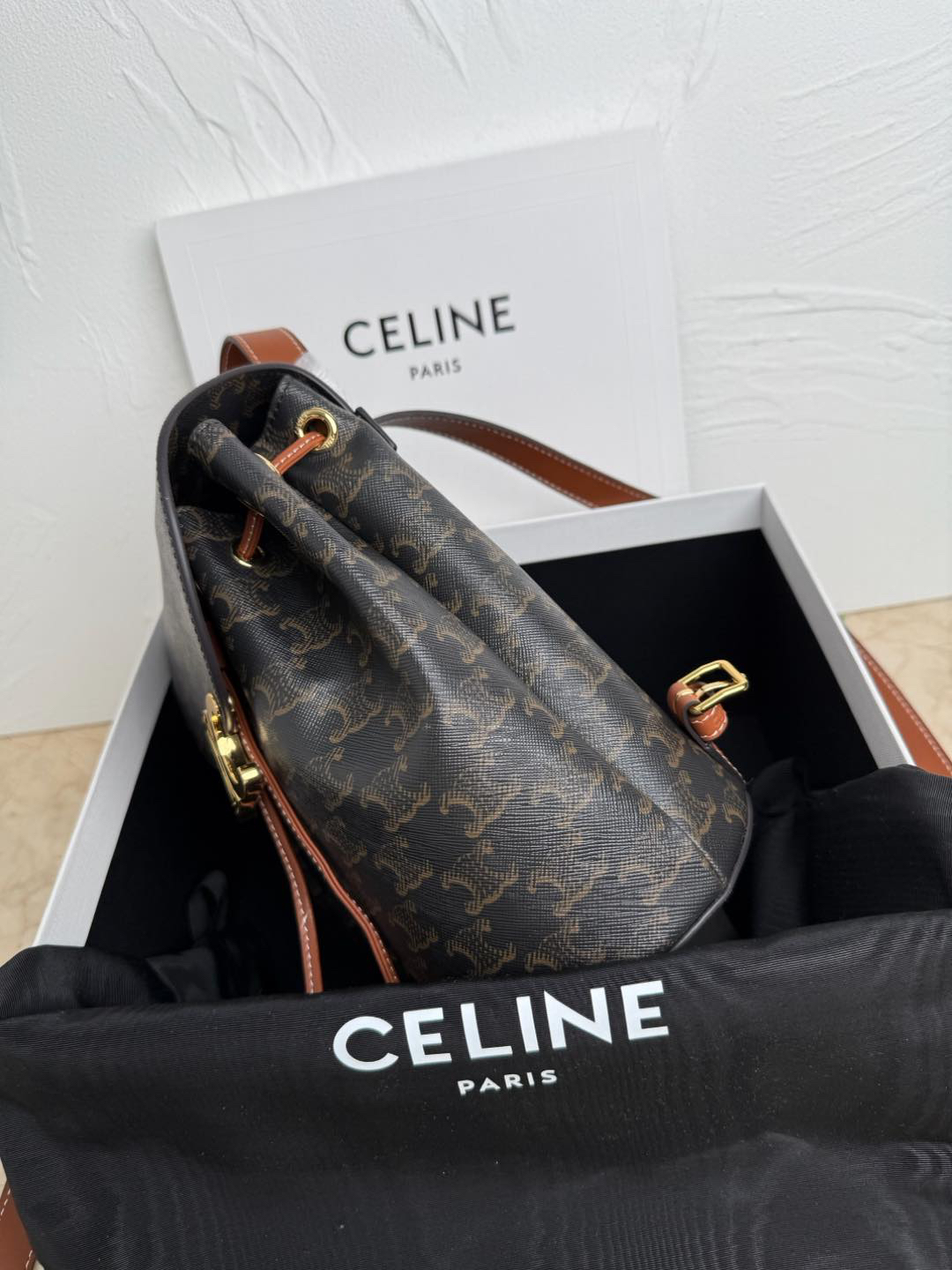 Celine Bonnie Calfskin Backpack