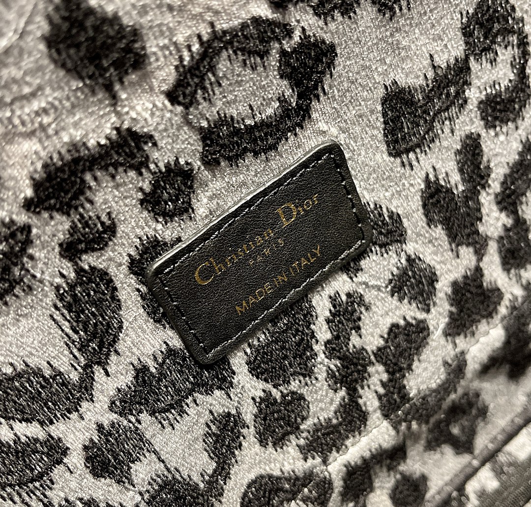 Dior Black Panther Motif Montaigne Bag