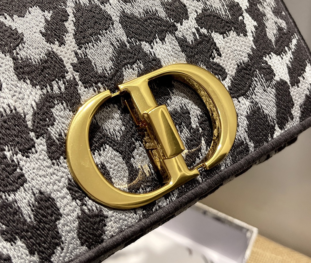 Dior Black Panther Motif Montaigne Bag