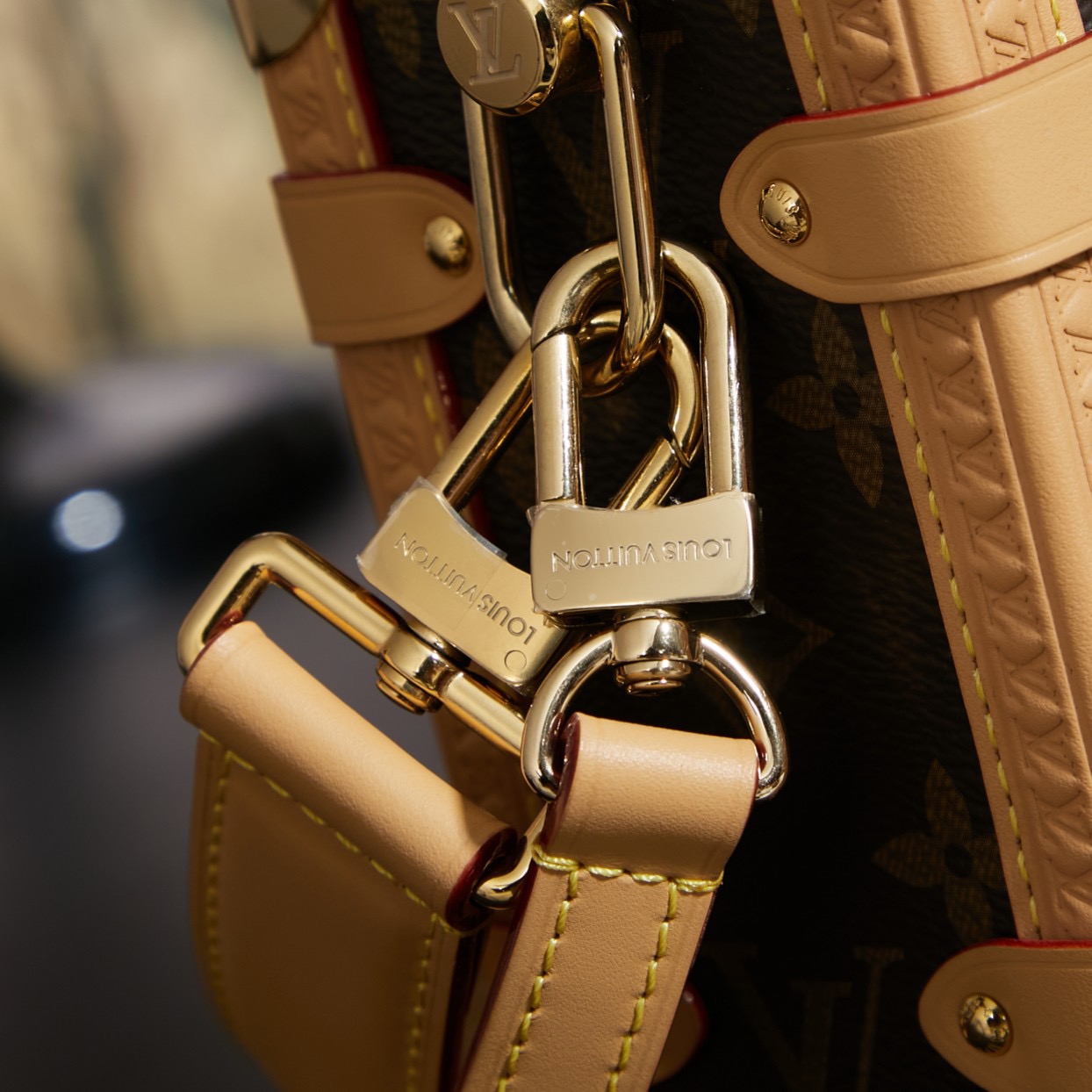 LV Louis Vuitton Monogram Dynamic Chip Handbag