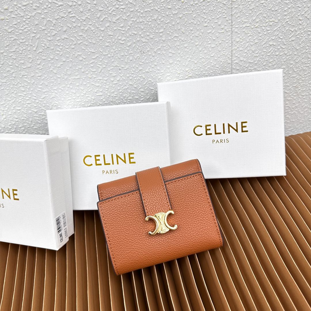 Celine Victoire Soft Calfskin Medium Wallet