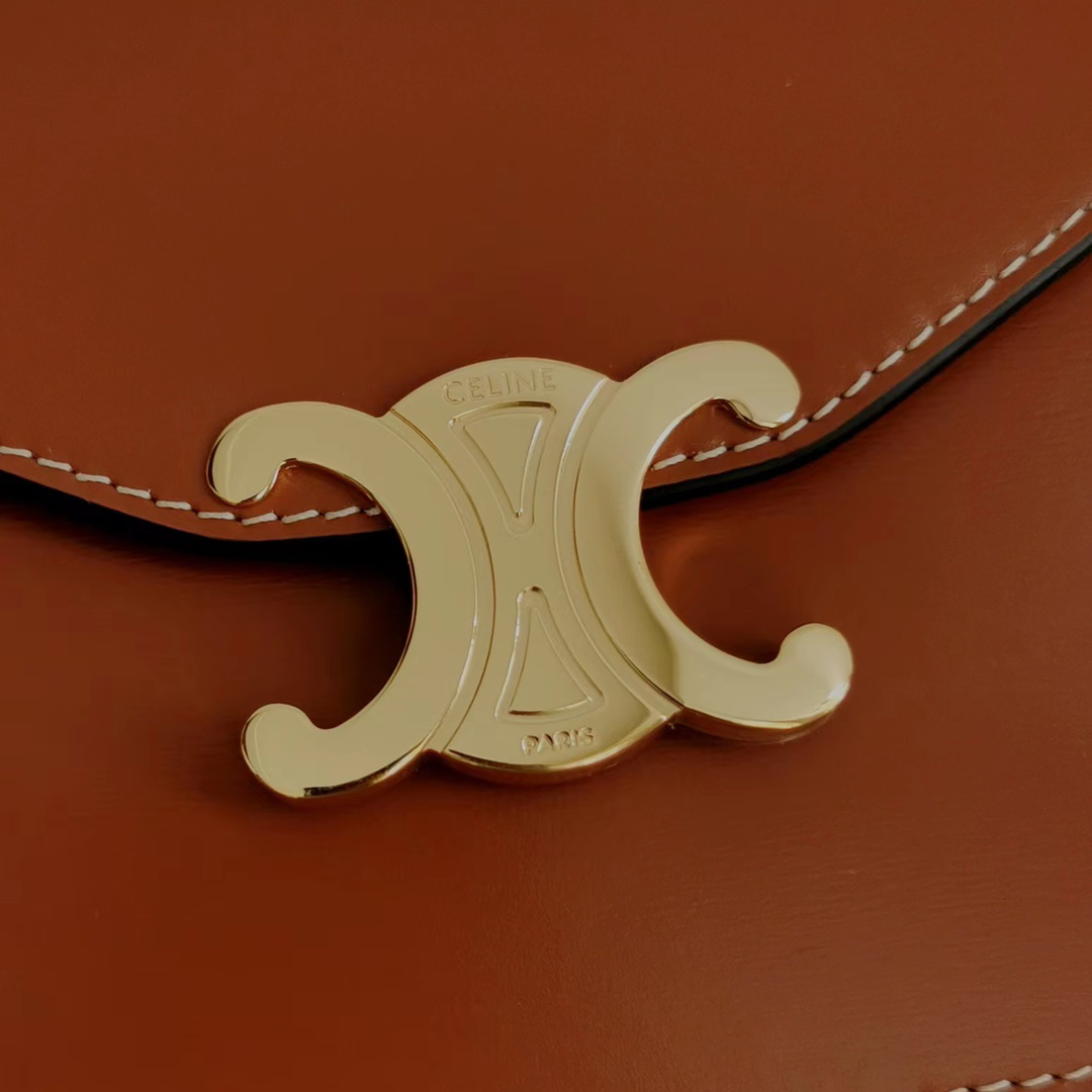 Celine Triomphe Calfskin Chain Bag