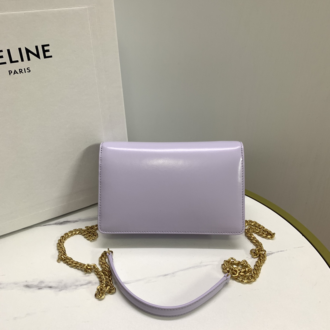 Celine Triomphe Calfskin Chain Bag