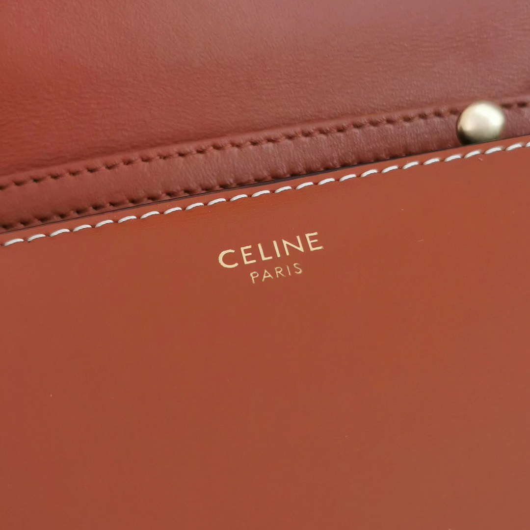 Celine Triomphe Calfskin Chain Bag
