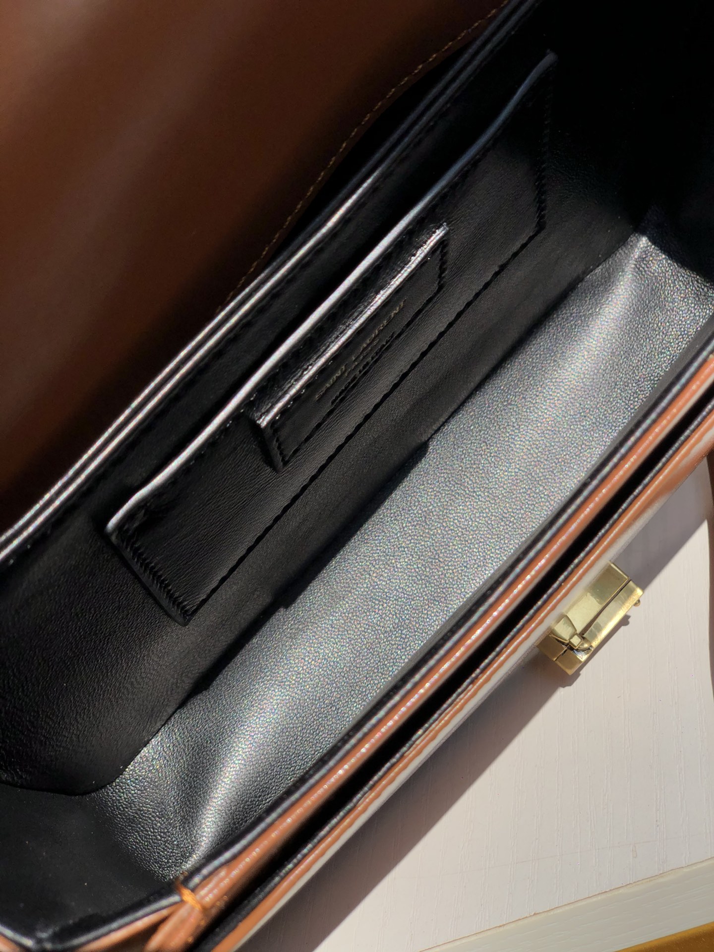 YSL Saint Laurent Medium Cowhide Messenger Bag