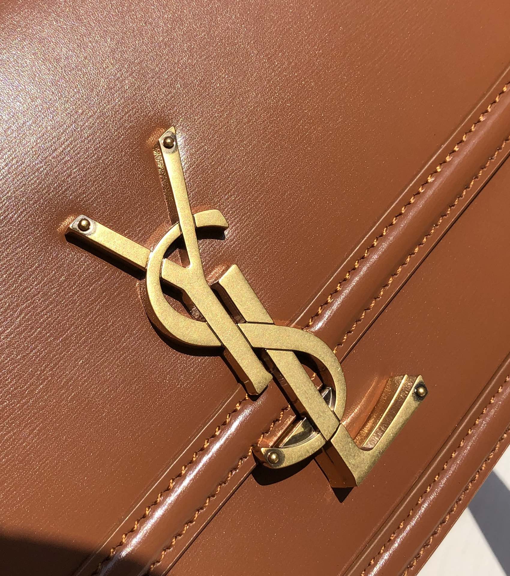 YSL Saint Laurent Medium Cowhide Messenger Bag