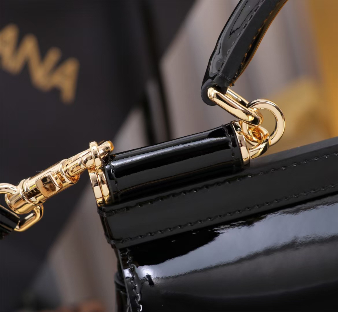 Dolce & Gabbana Patent Leather Handbag