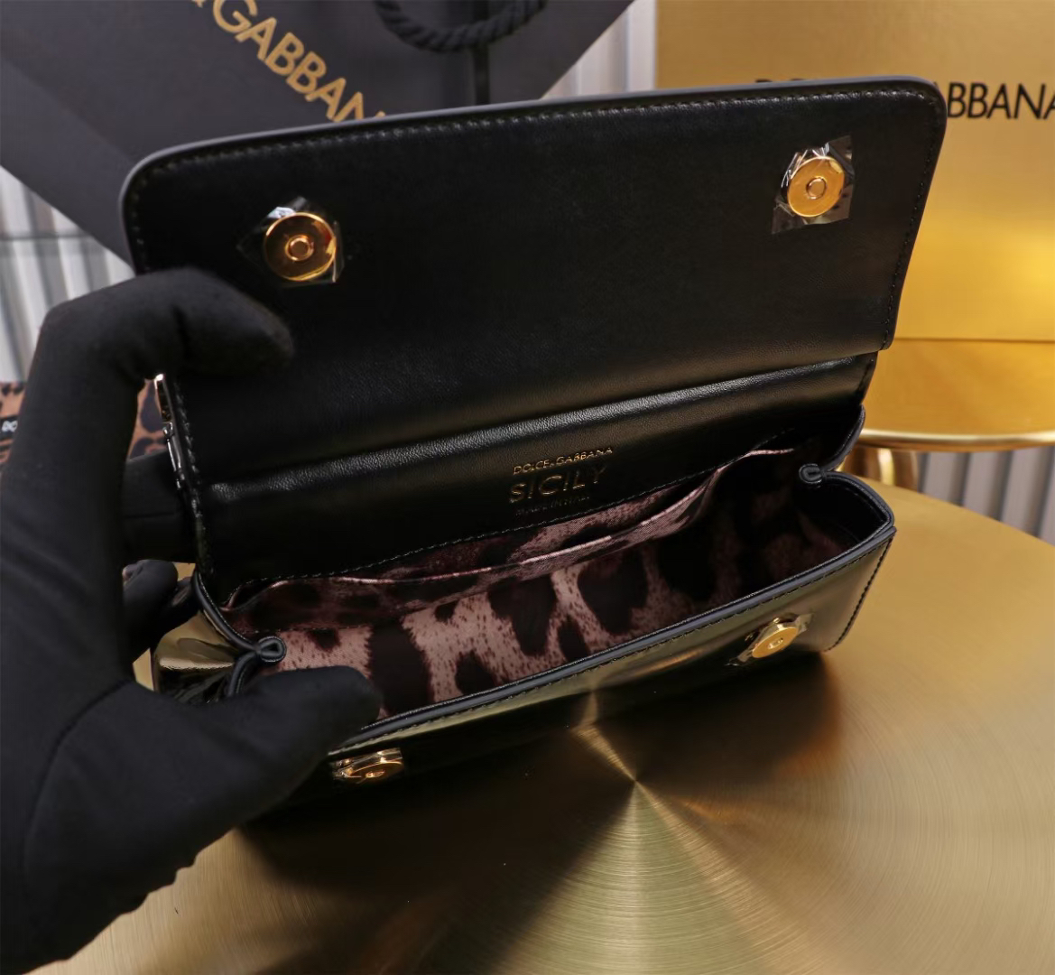 Dolce & Gabbana Patent Leather Handbag