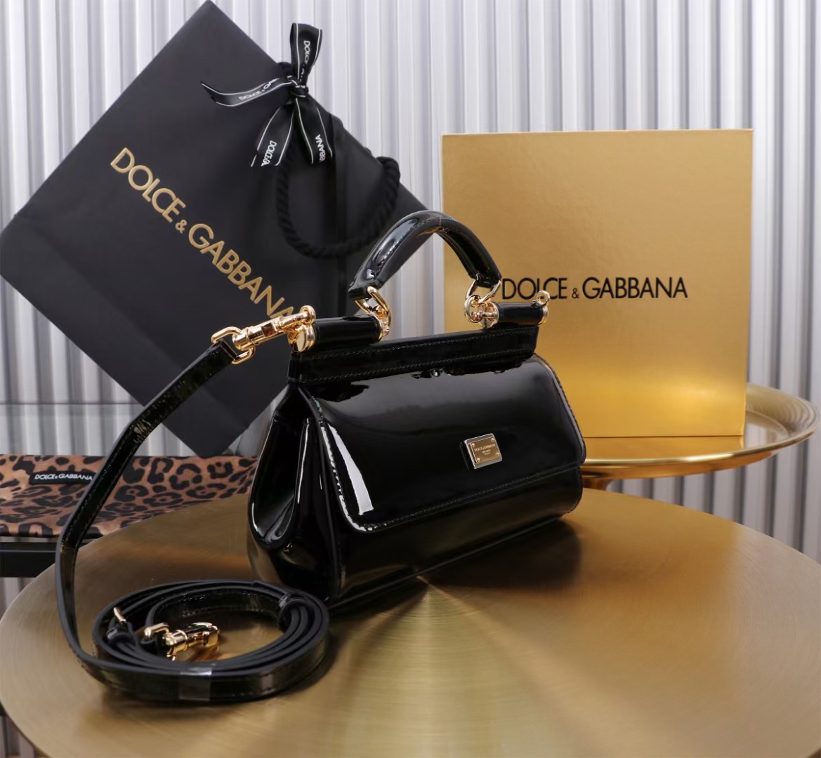 Dolce & Gabbana Patent Leather Handbag
