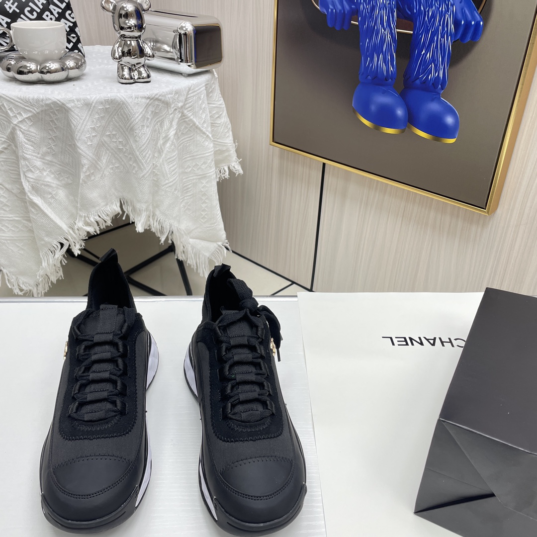 Chanel Leather Sneakers