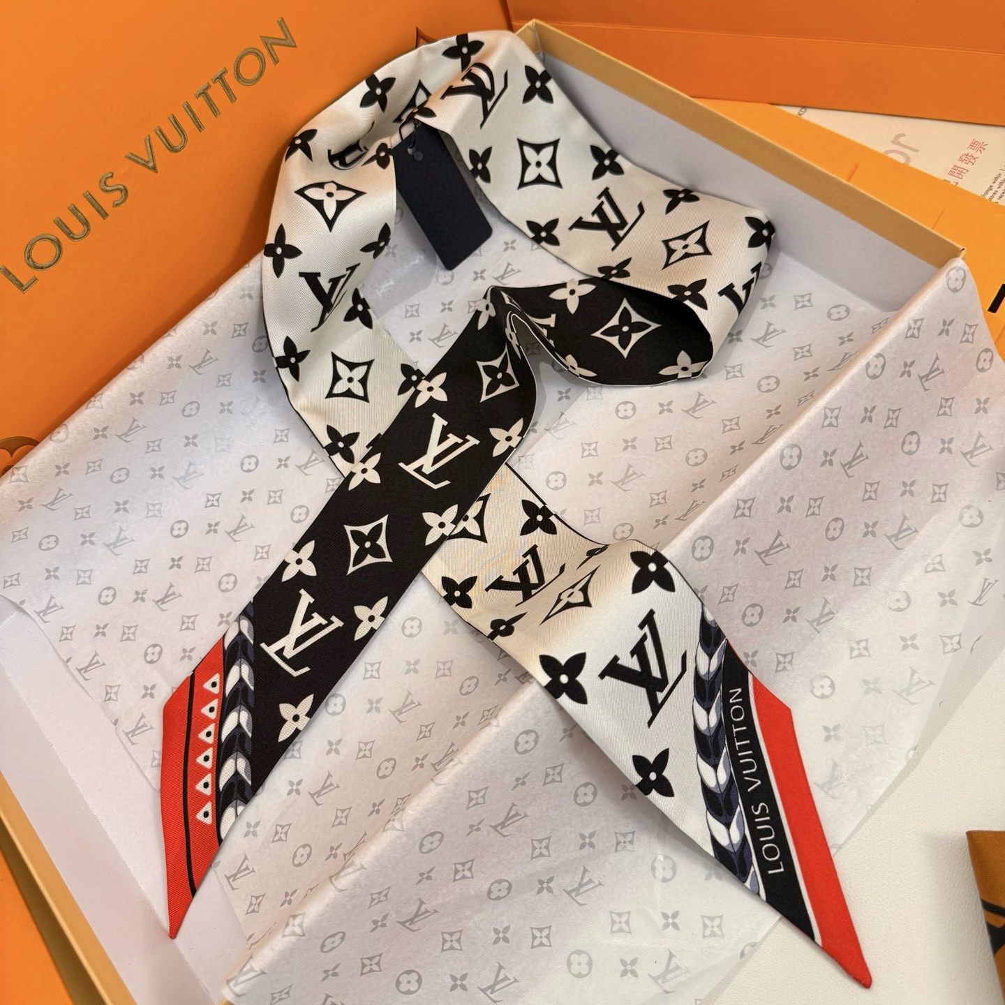 LV Crafty Bi-Color Hair Tie