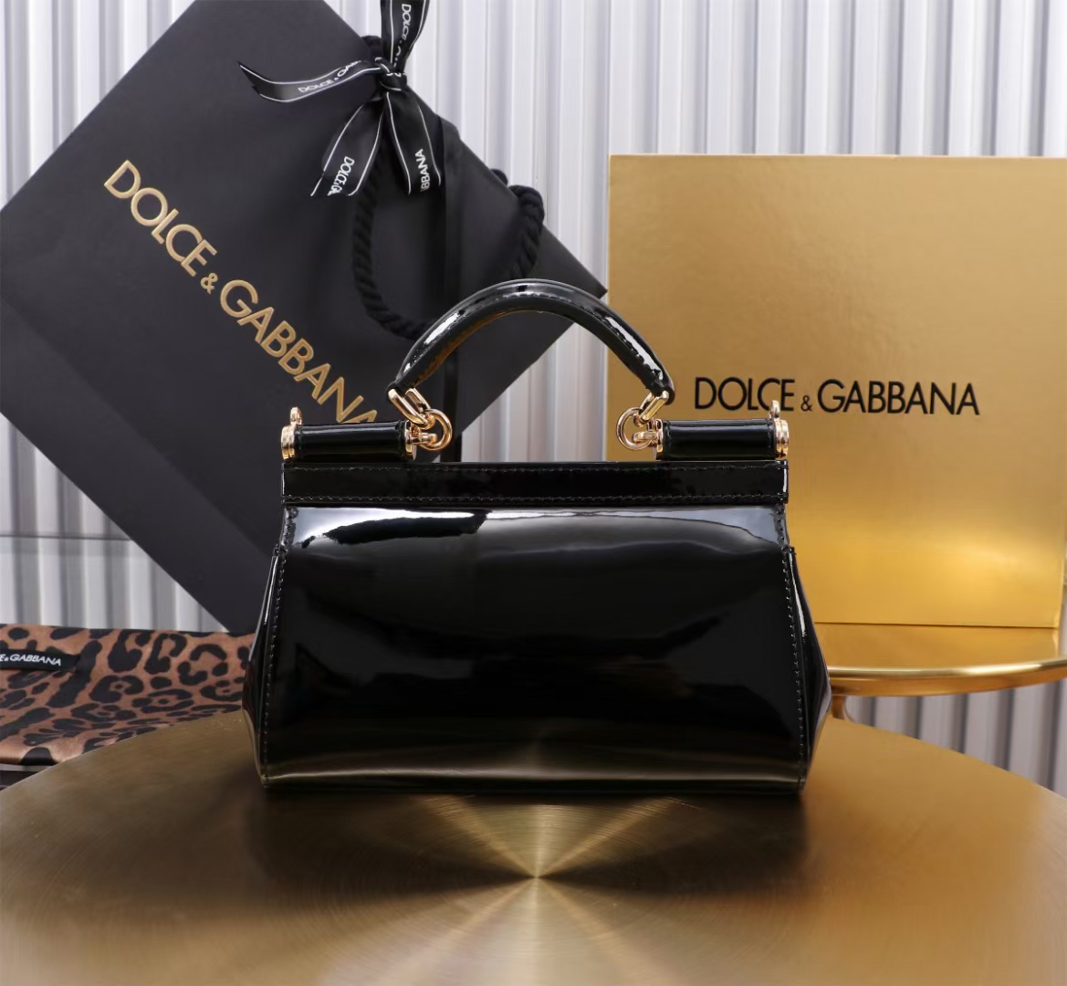 Dolce & Gabbana Patent Leather Handbag