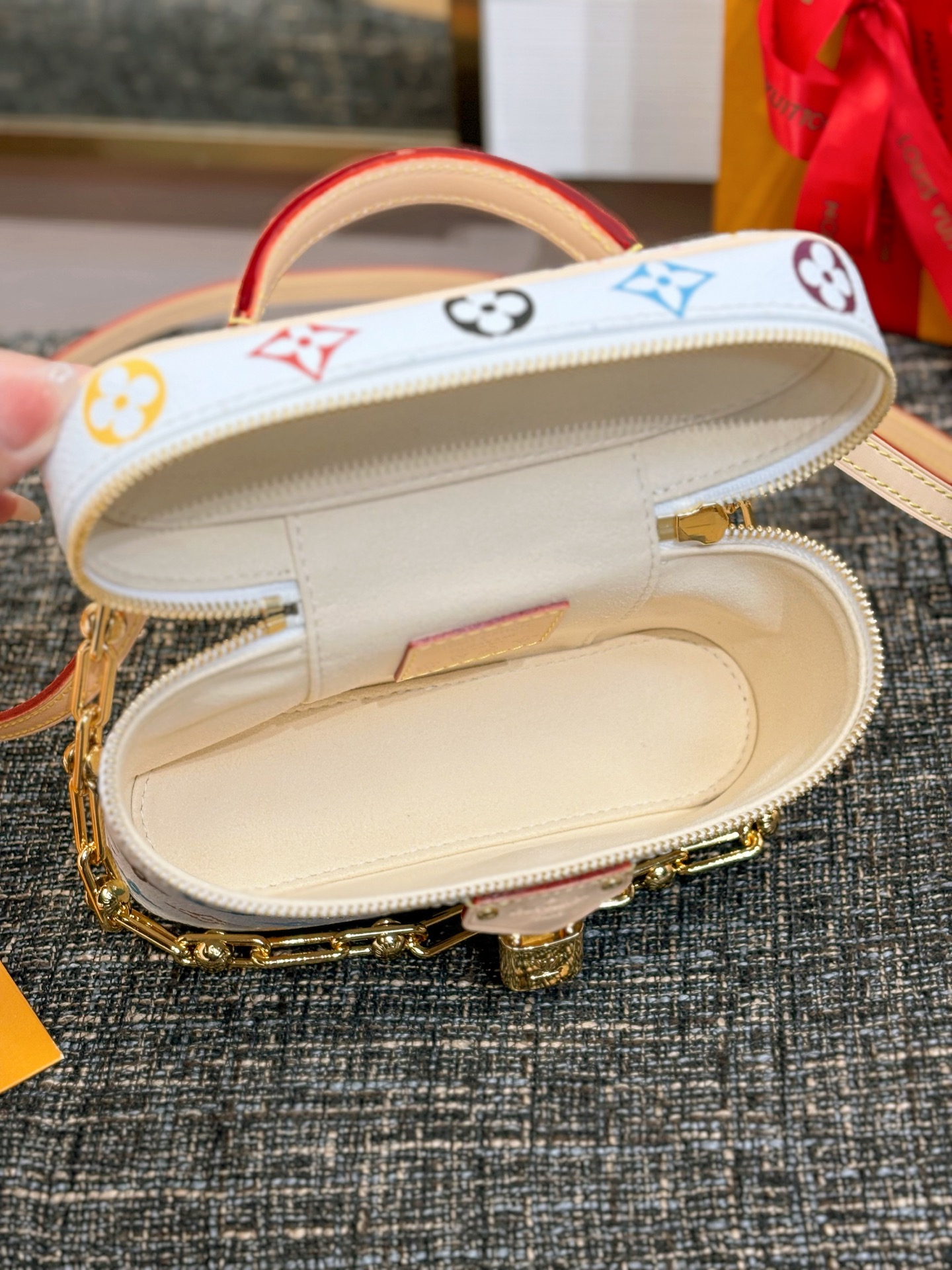 LV x Murakami Vanity Chain Pouch