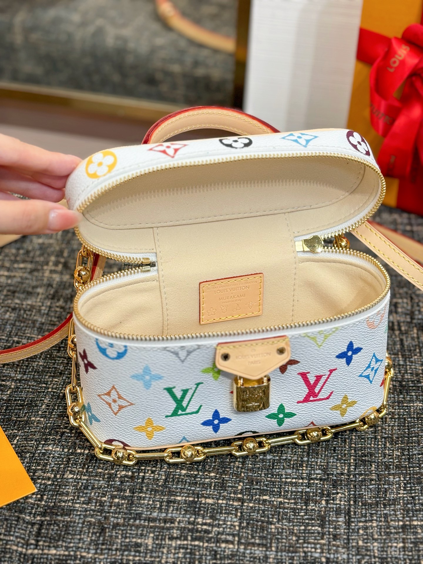 LV x Murakami Vanity Chain Pouch