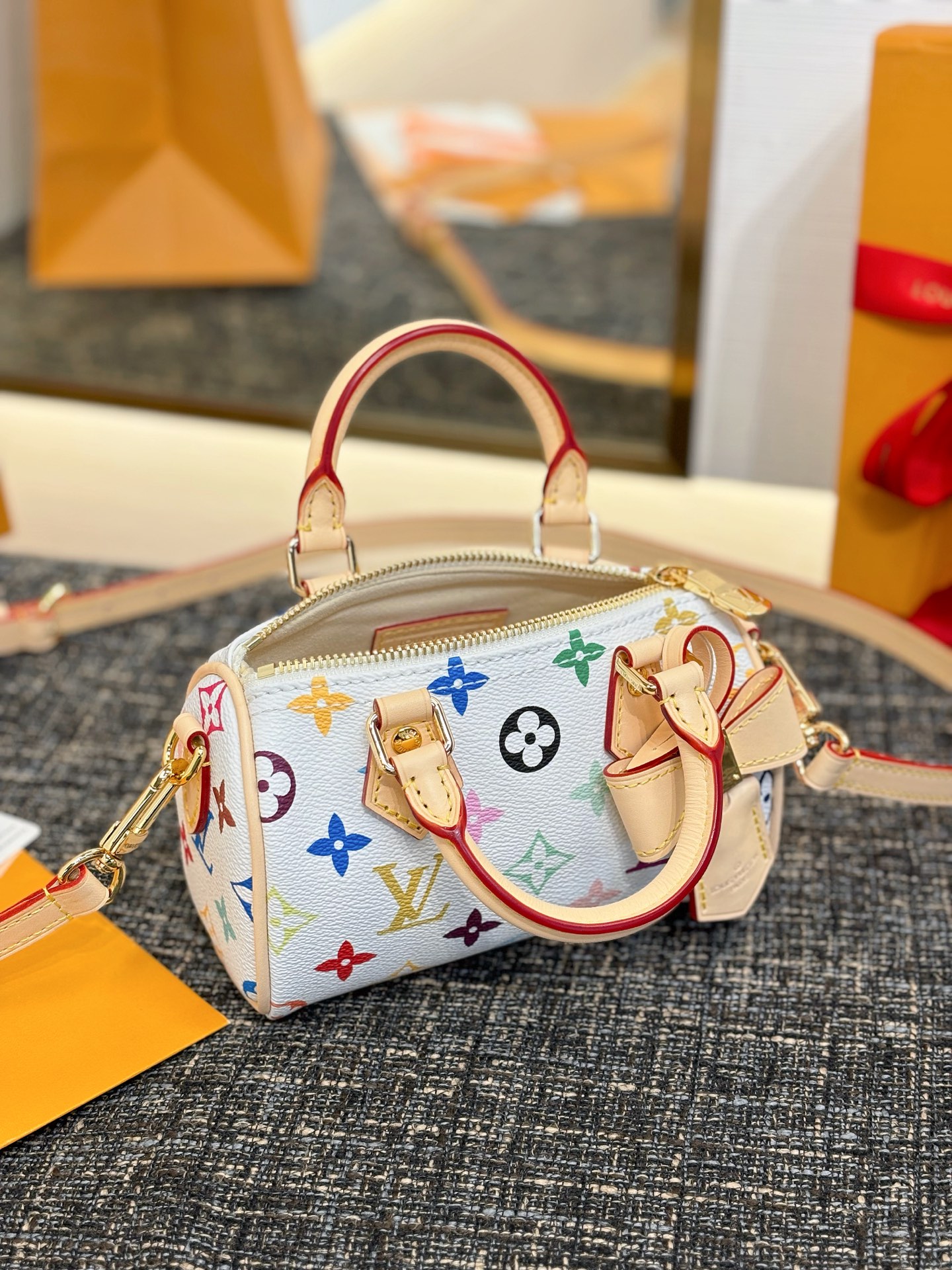 LV x Murakami Nano Speedy Bag