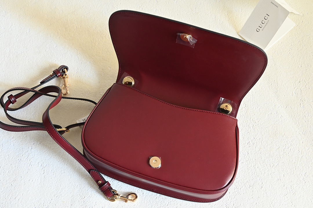 Gucci Leather Crossbody Shoulder Bag