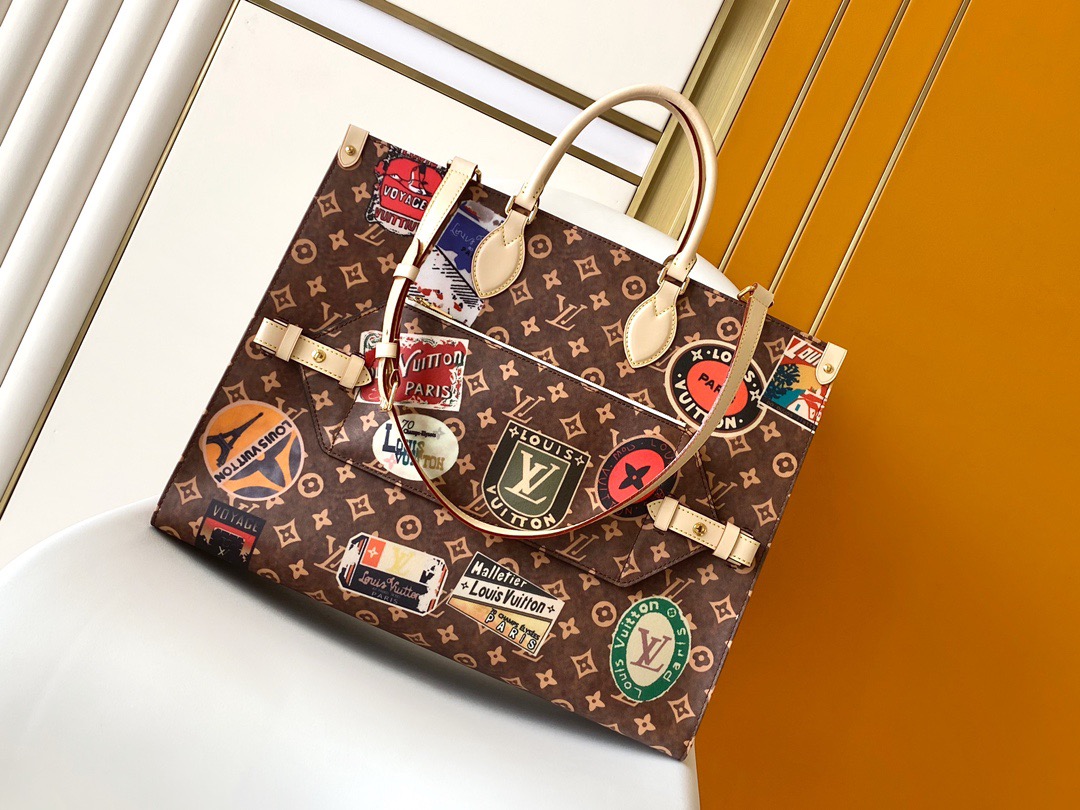 Louis Vuitton LV OnTheGo Voyage Tote Bag