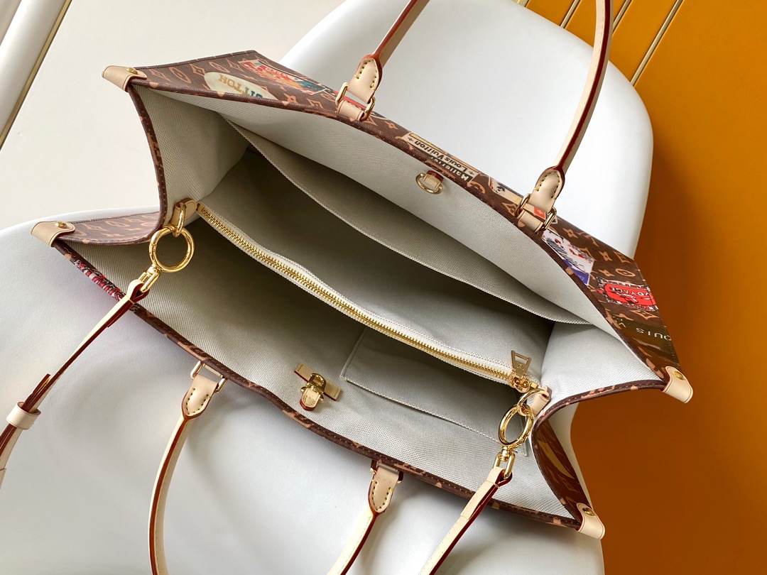 Louis Vuitton LV OnTheGo Voyage Tote Bag