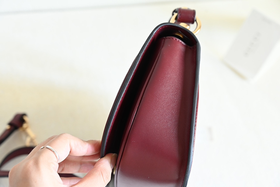 Gucci Leather Crossbody Shoulder Bag