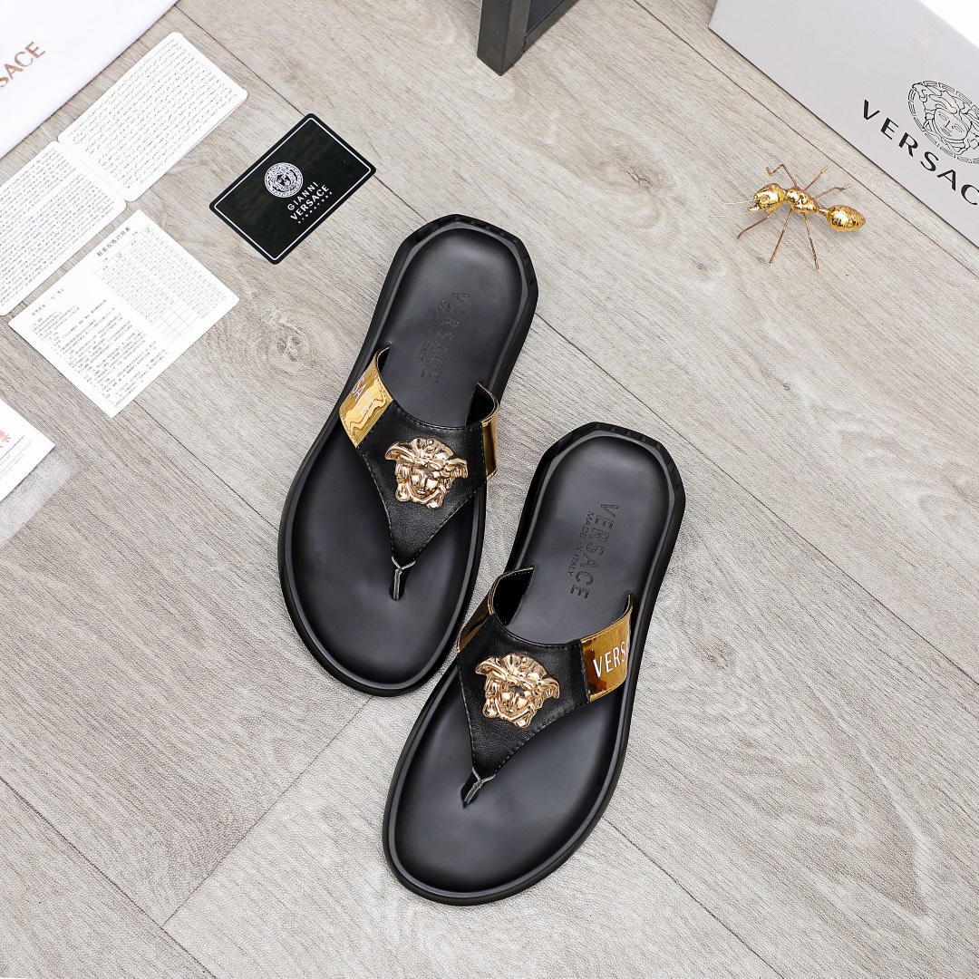 Versace Medusa Flip Flops