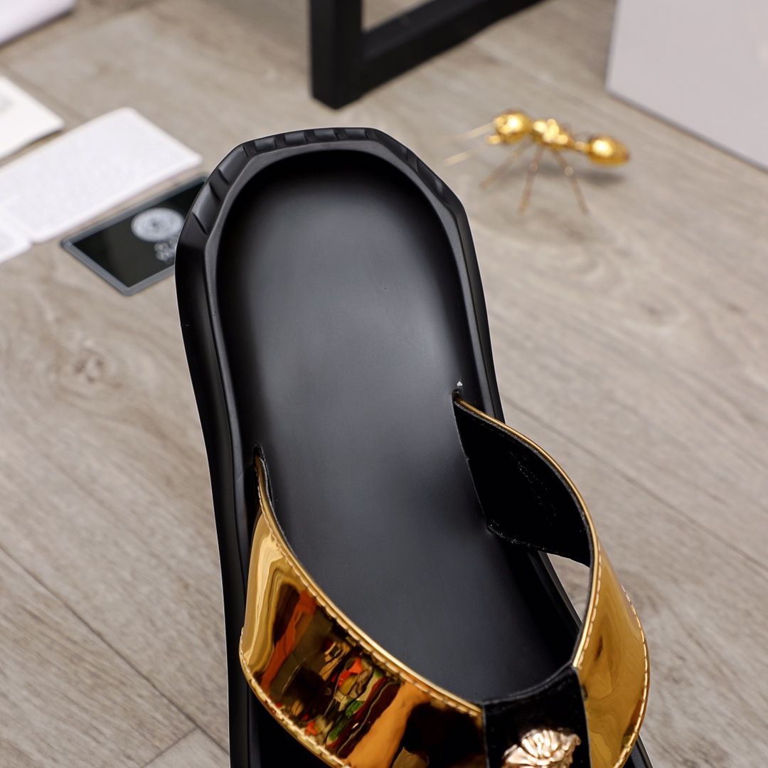 Versace Medusa Flip Flops