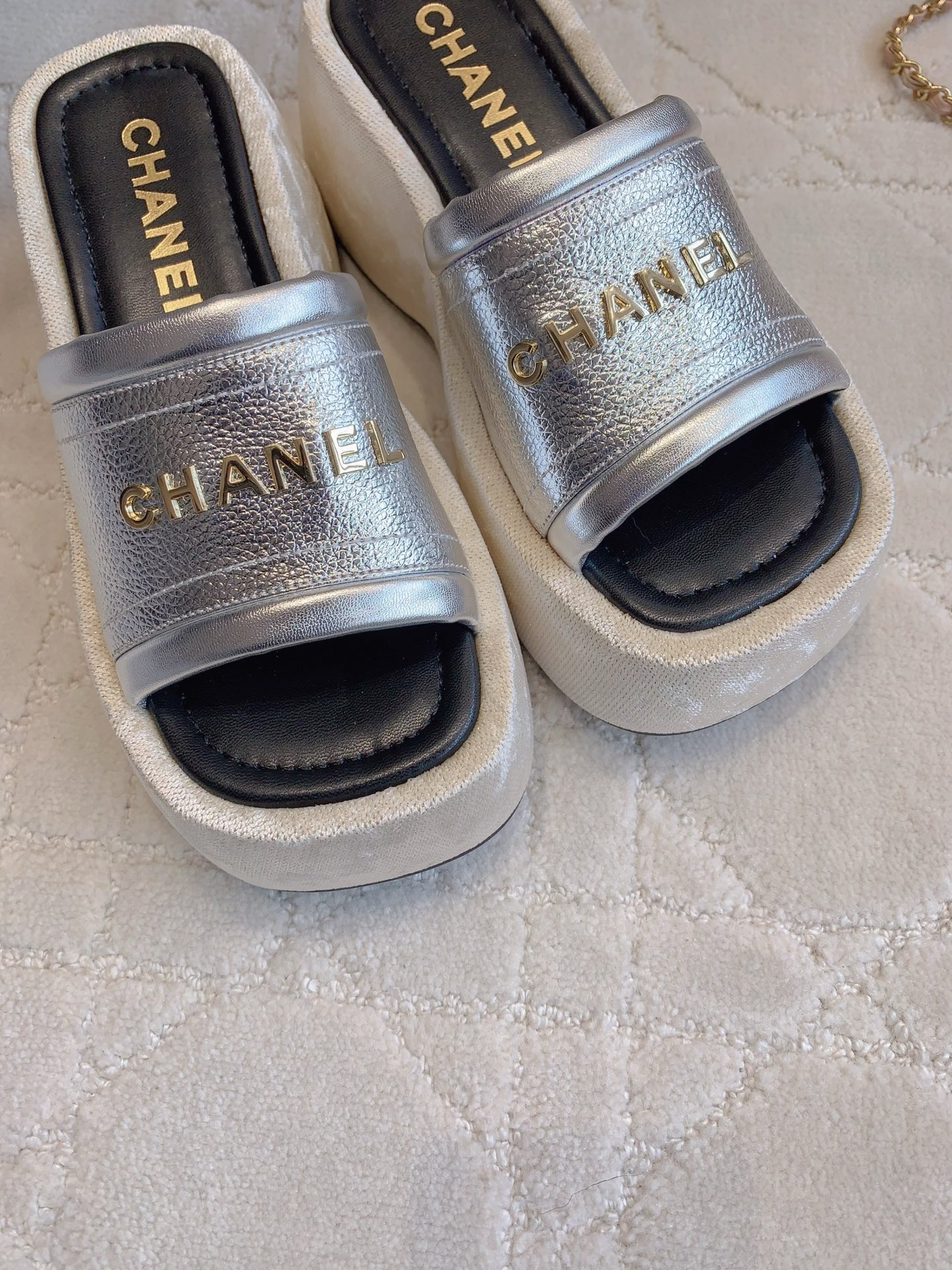Chanel Thick-Soled Slippers