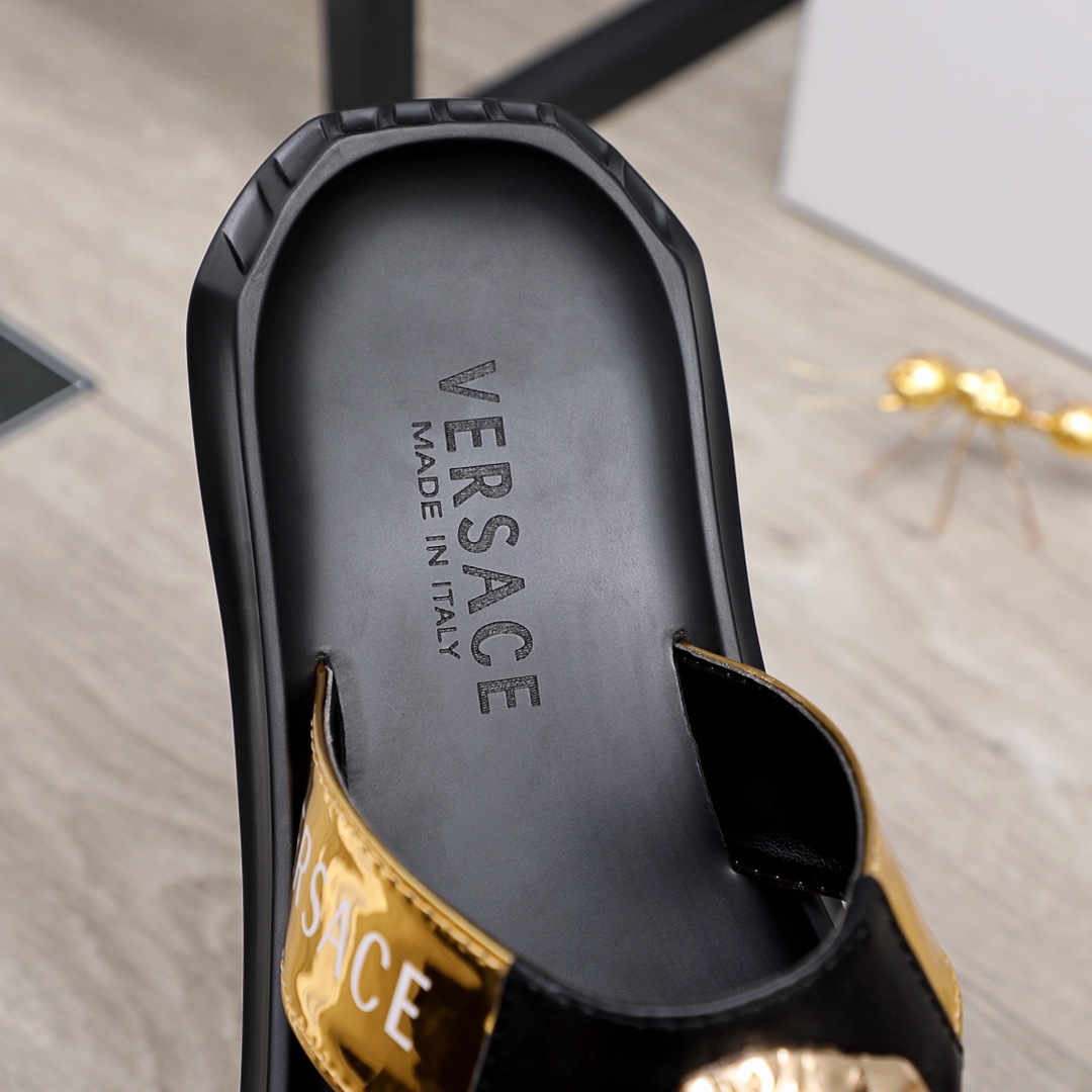 Versace Medusa Flip Flops