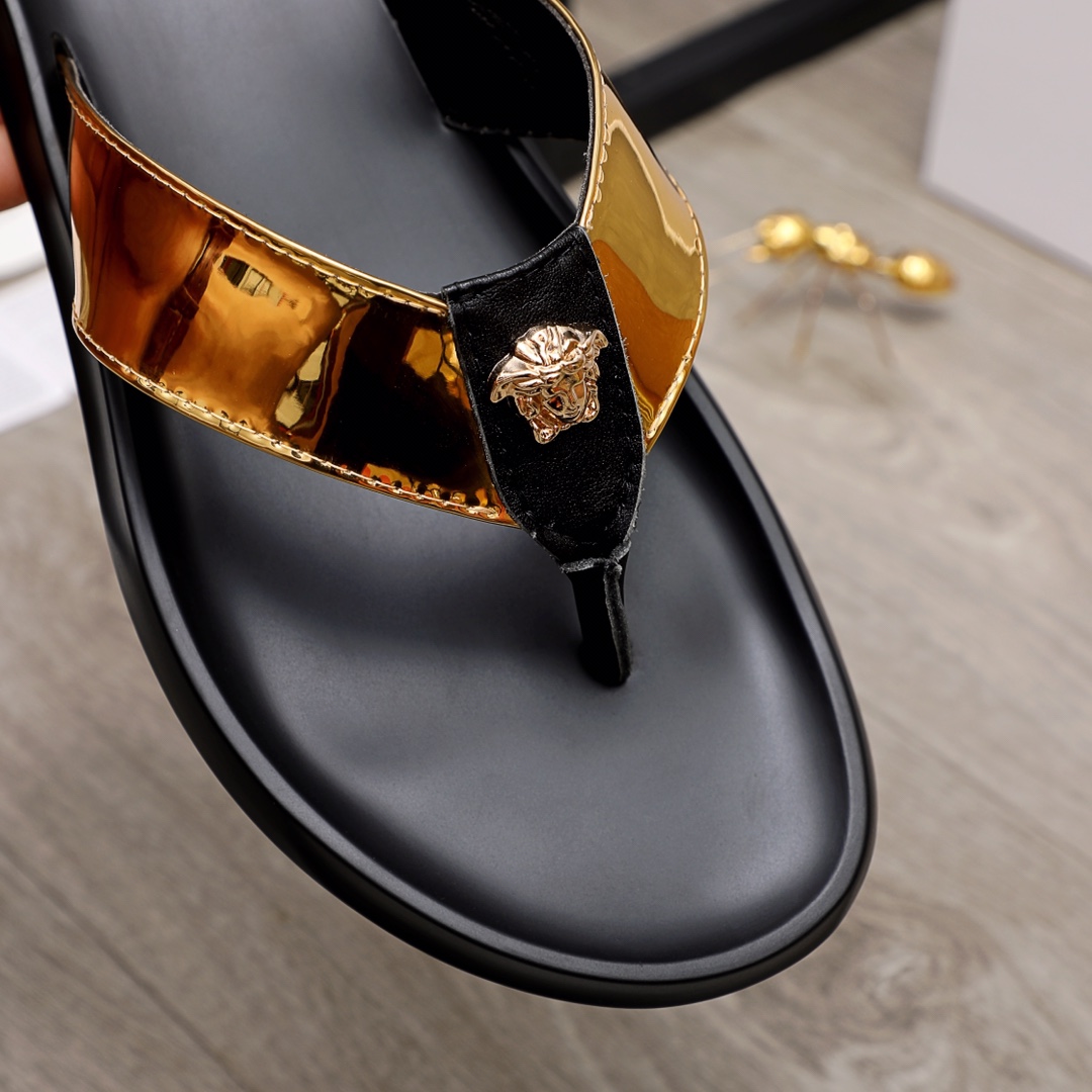 Versace Medusa Flip Flops