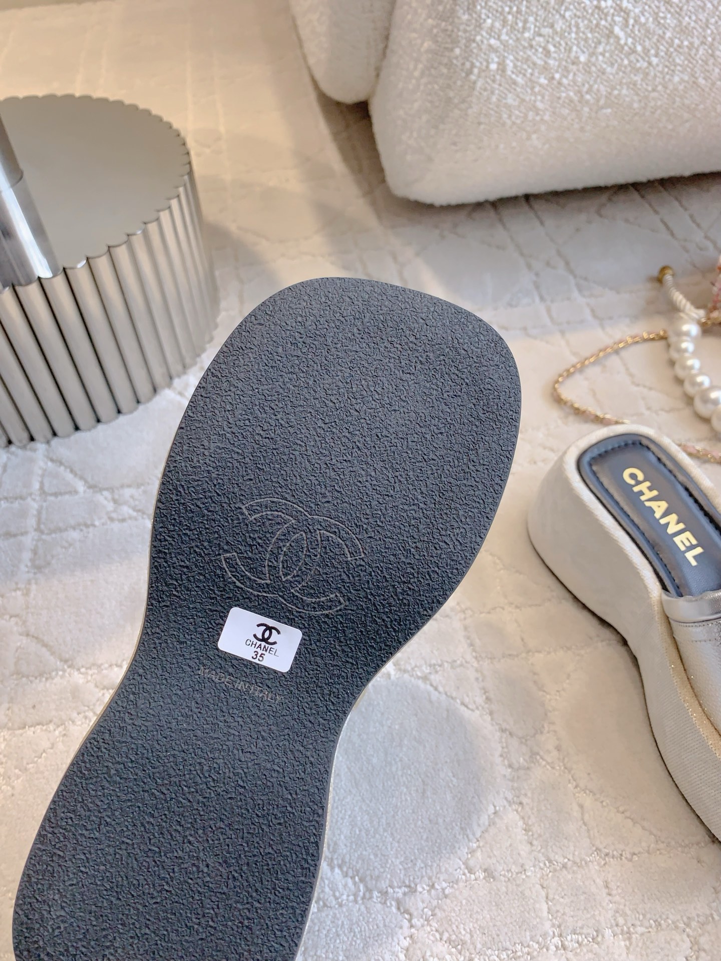 Chanel Thick-Soled Slippers
