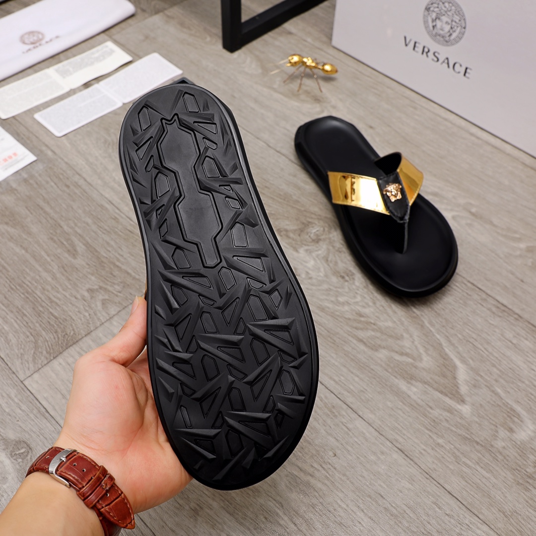 Versace Medusa Flip Flops