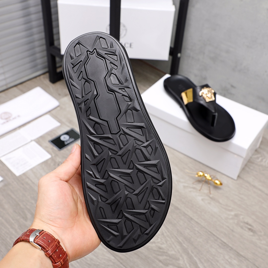 Versace Medusa Flip Flops