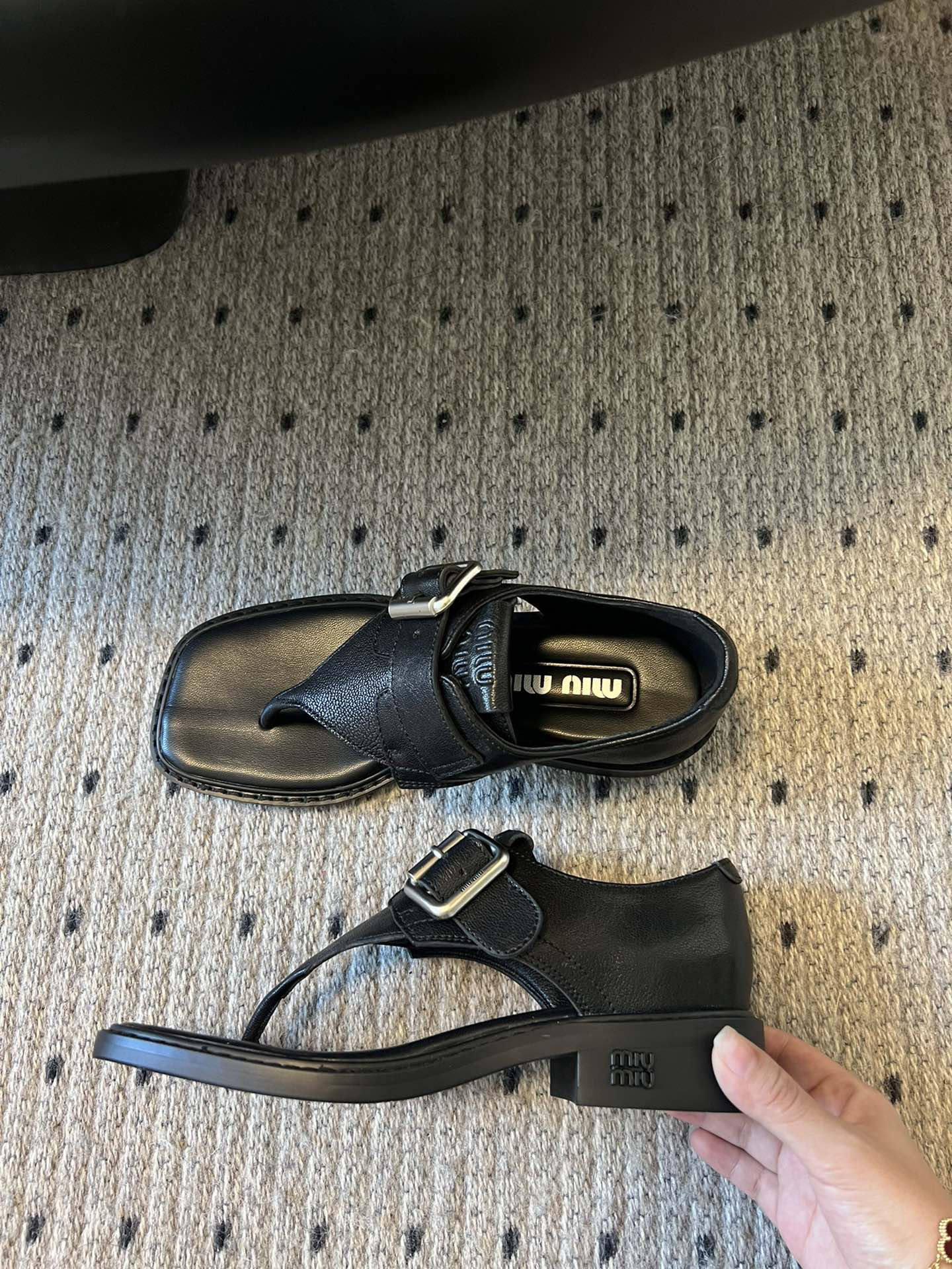 Miu Miu Spring/Summer 2025 Roman Sandals