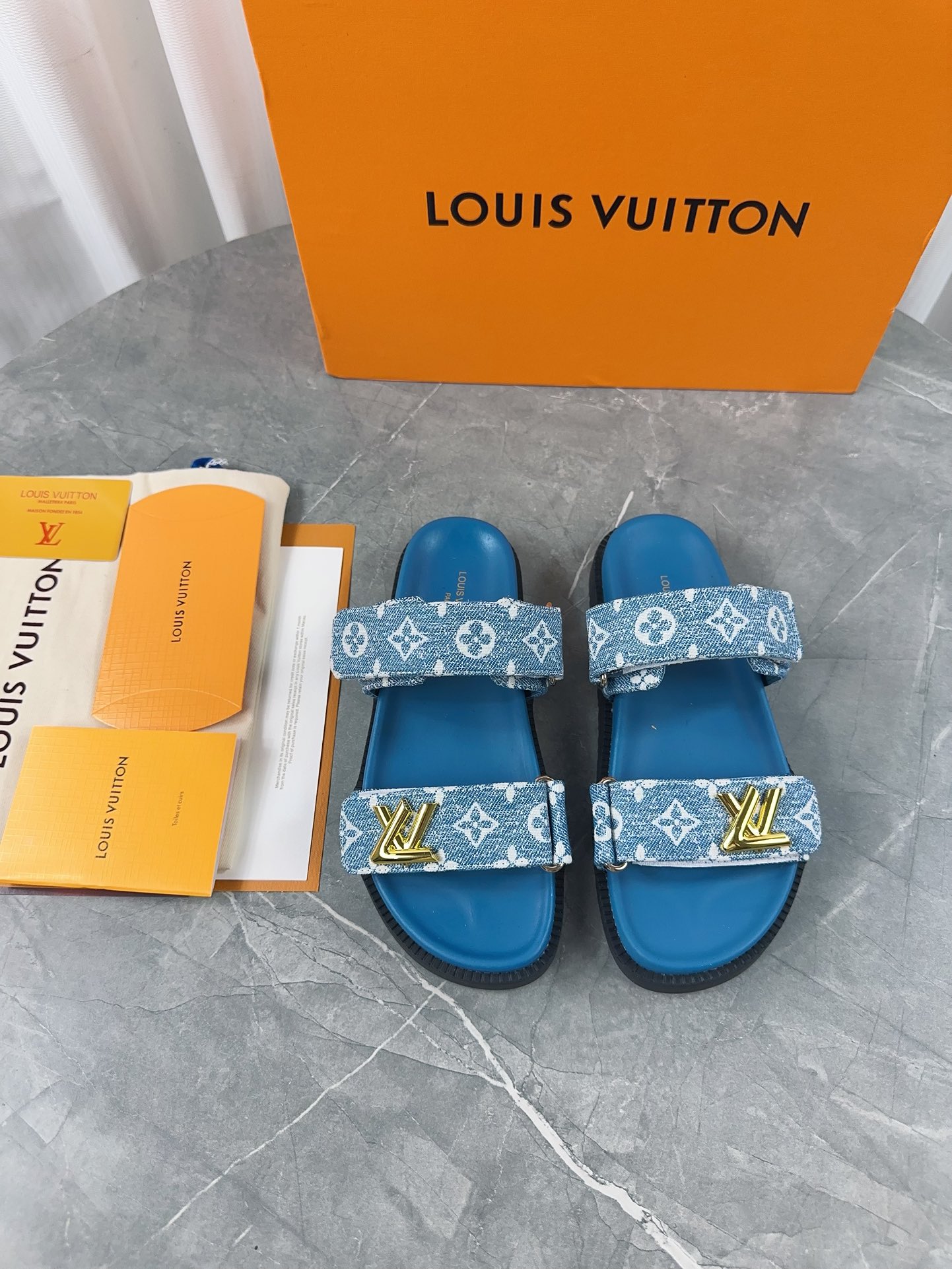 Louis Vuitton LV Denim Sandals