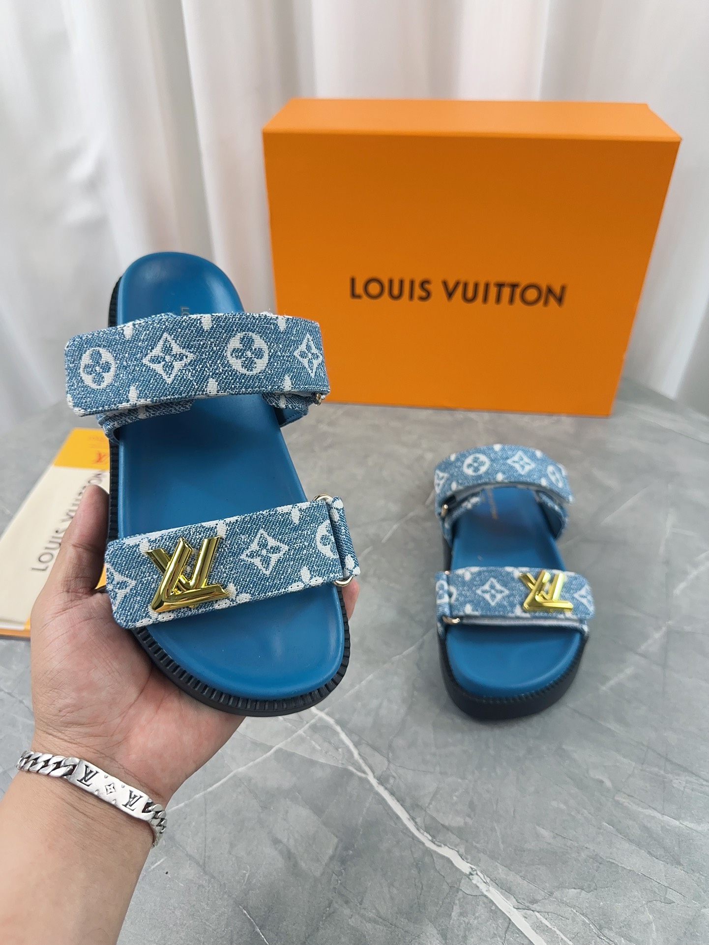 Louis Vuitton LV Denim Sandals