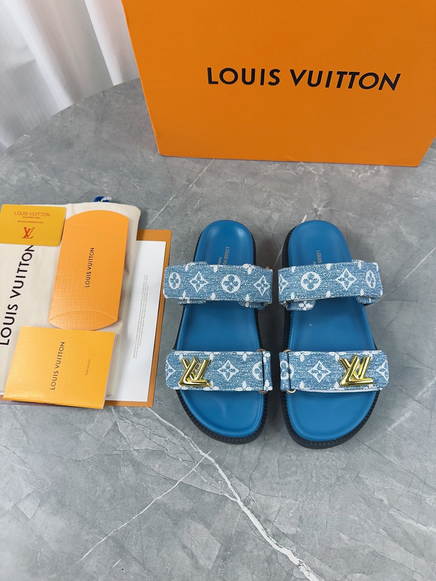Louis Vuitton LV Denim Sandals
