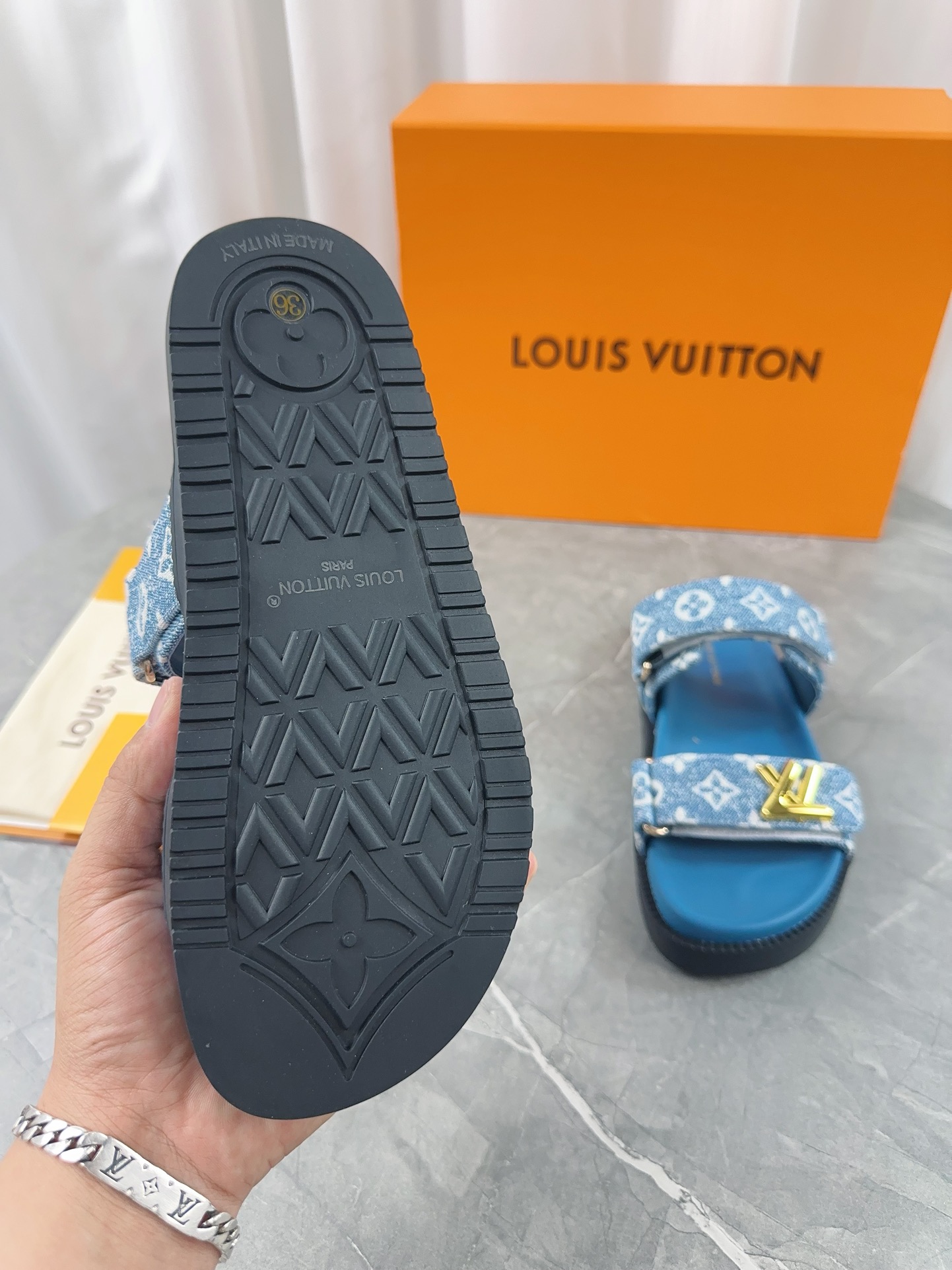 Louis Vuitton LV Denim Sandals
