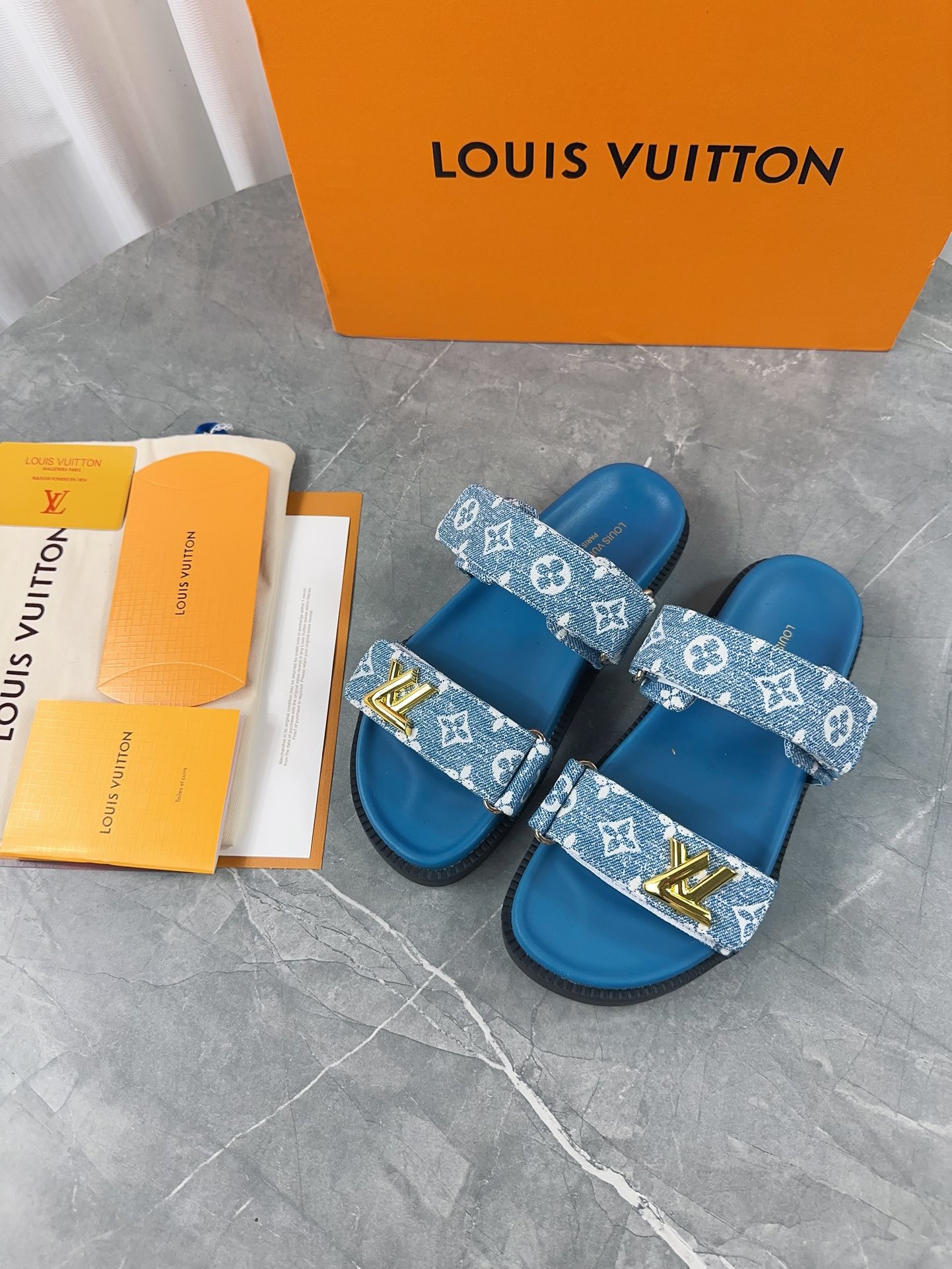 Louis Vuitton LV Denim Sandals