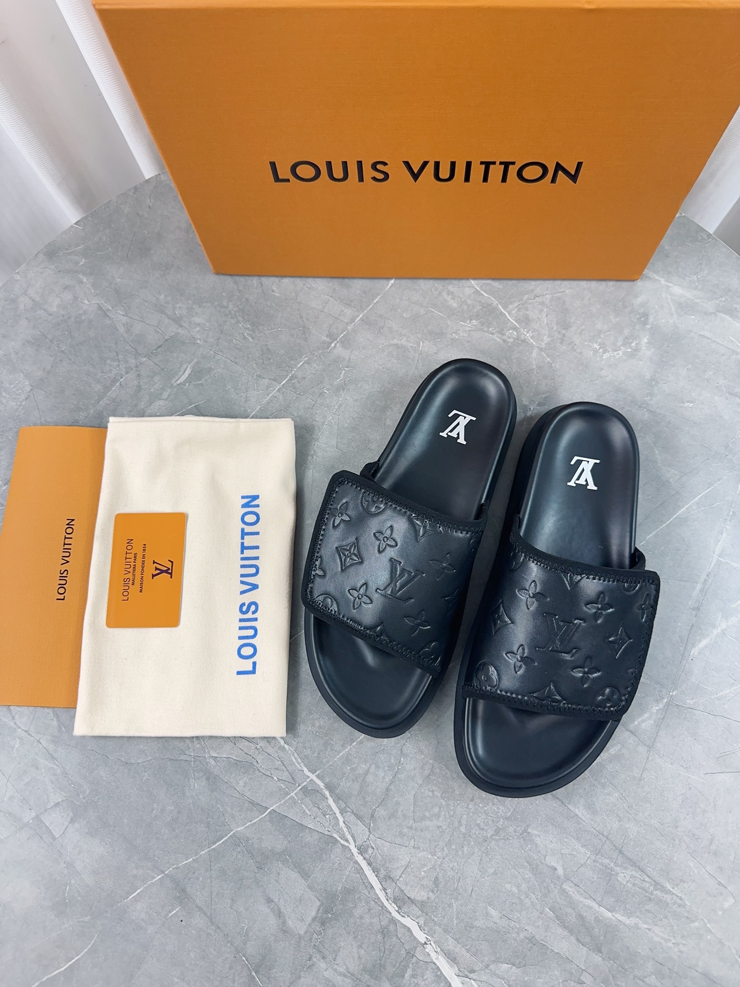 Louis Vuitton LV Calfskin Slippers