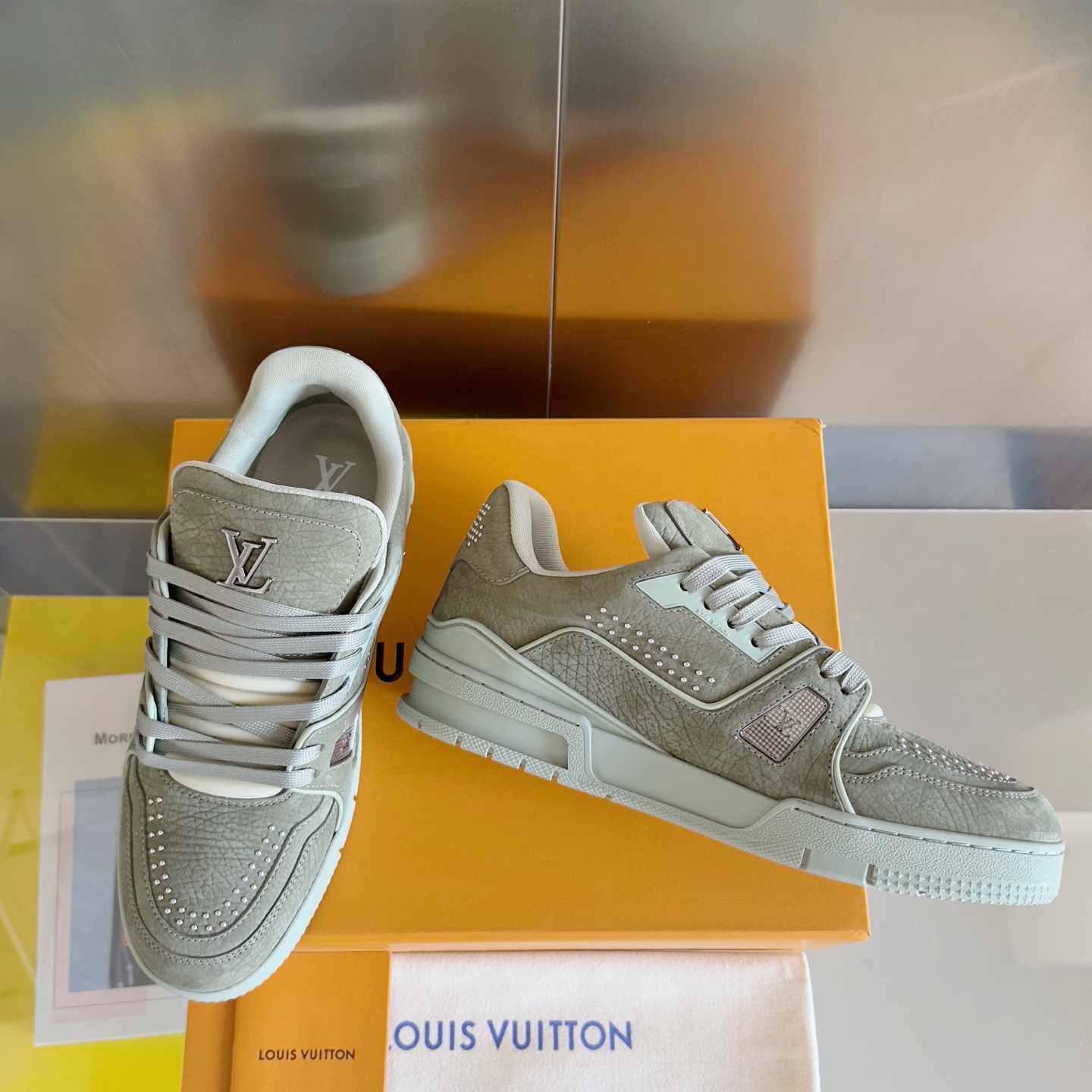 Louis Vuitton LV Tarine Calfskin Couple's Sneakers