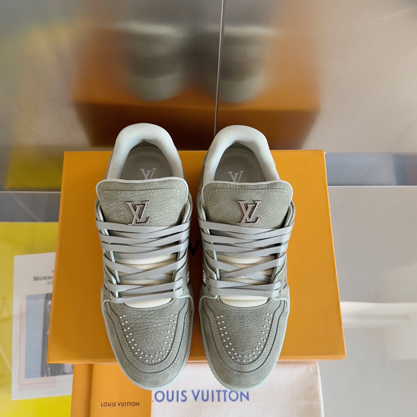 Louis Vuitton LV Tarine Calfskin Couple's Sneakers