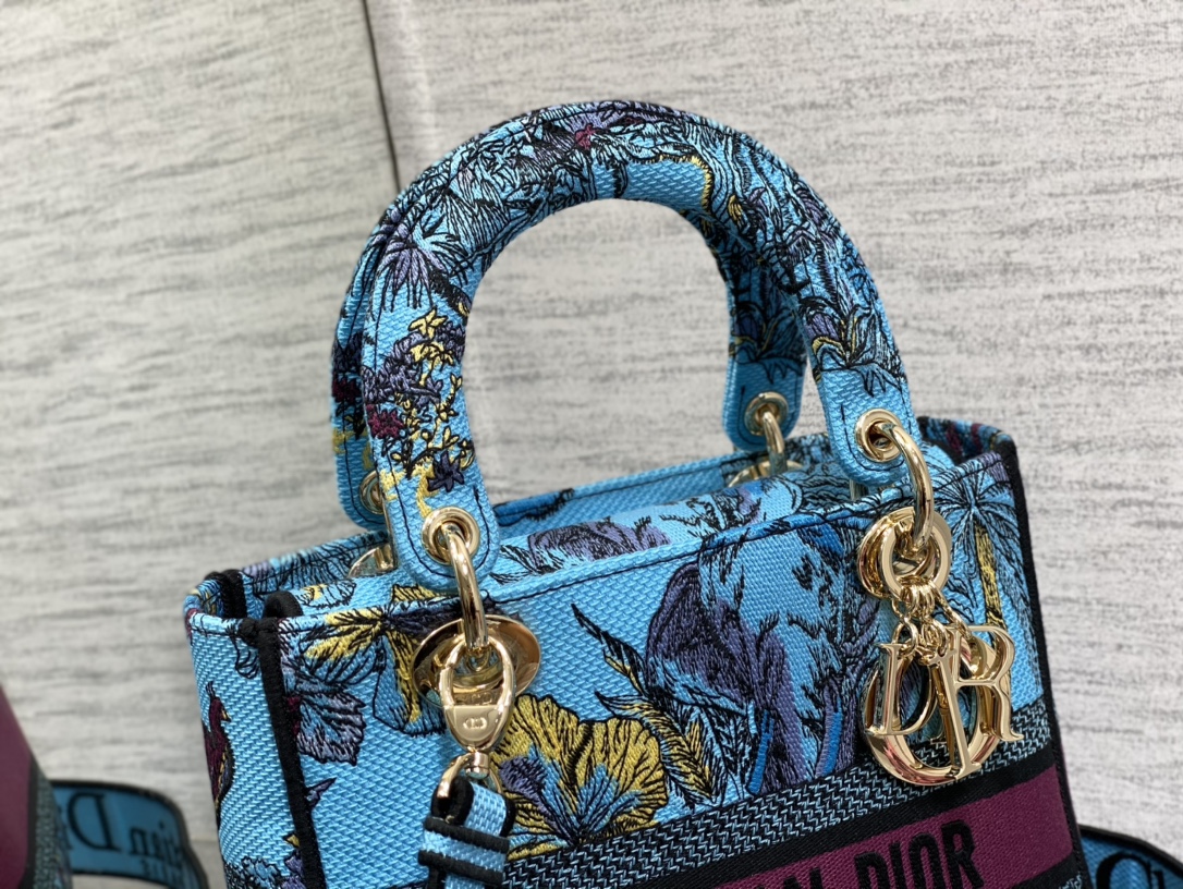 Christian Dior Floral Tote Crossbody Bag
