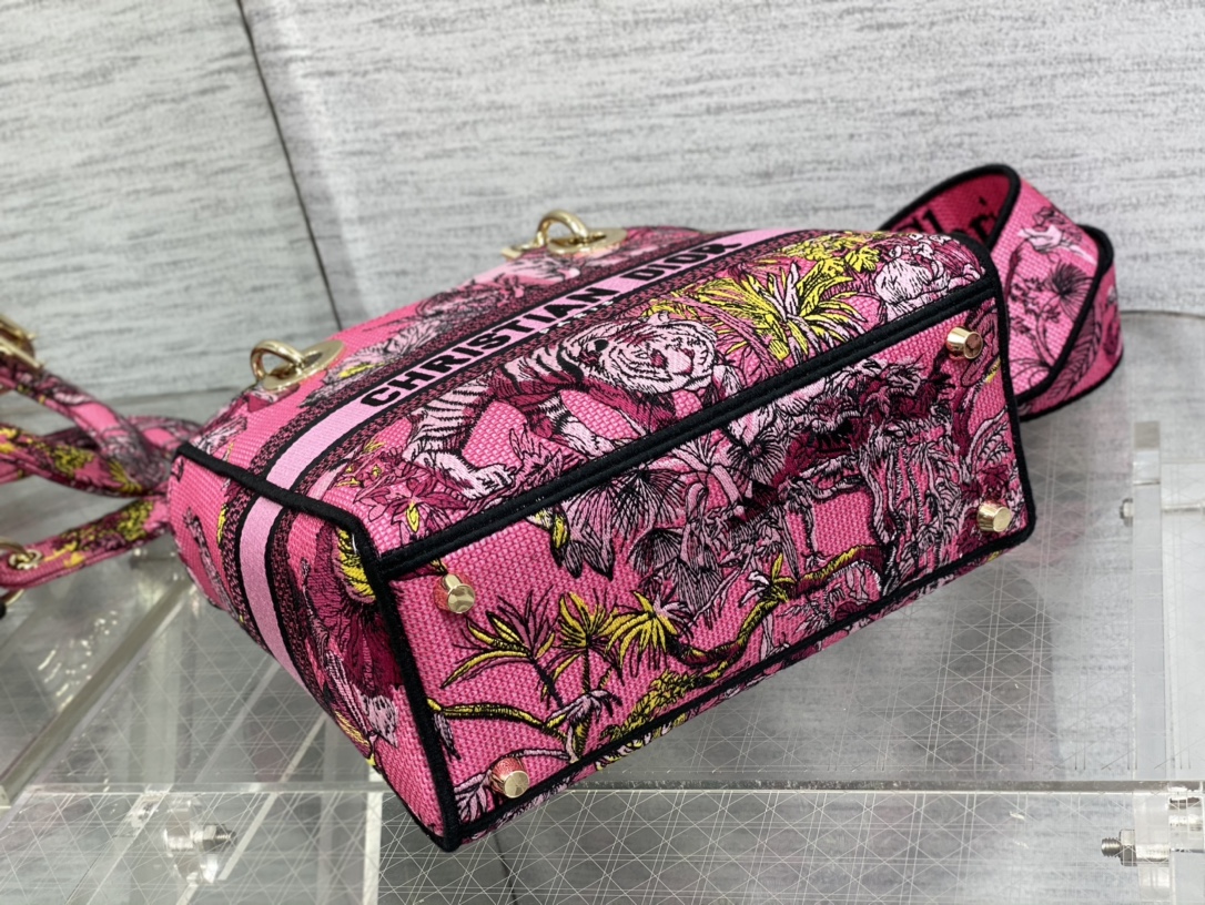 Christian Dior Floral Tote Crossbody Bag