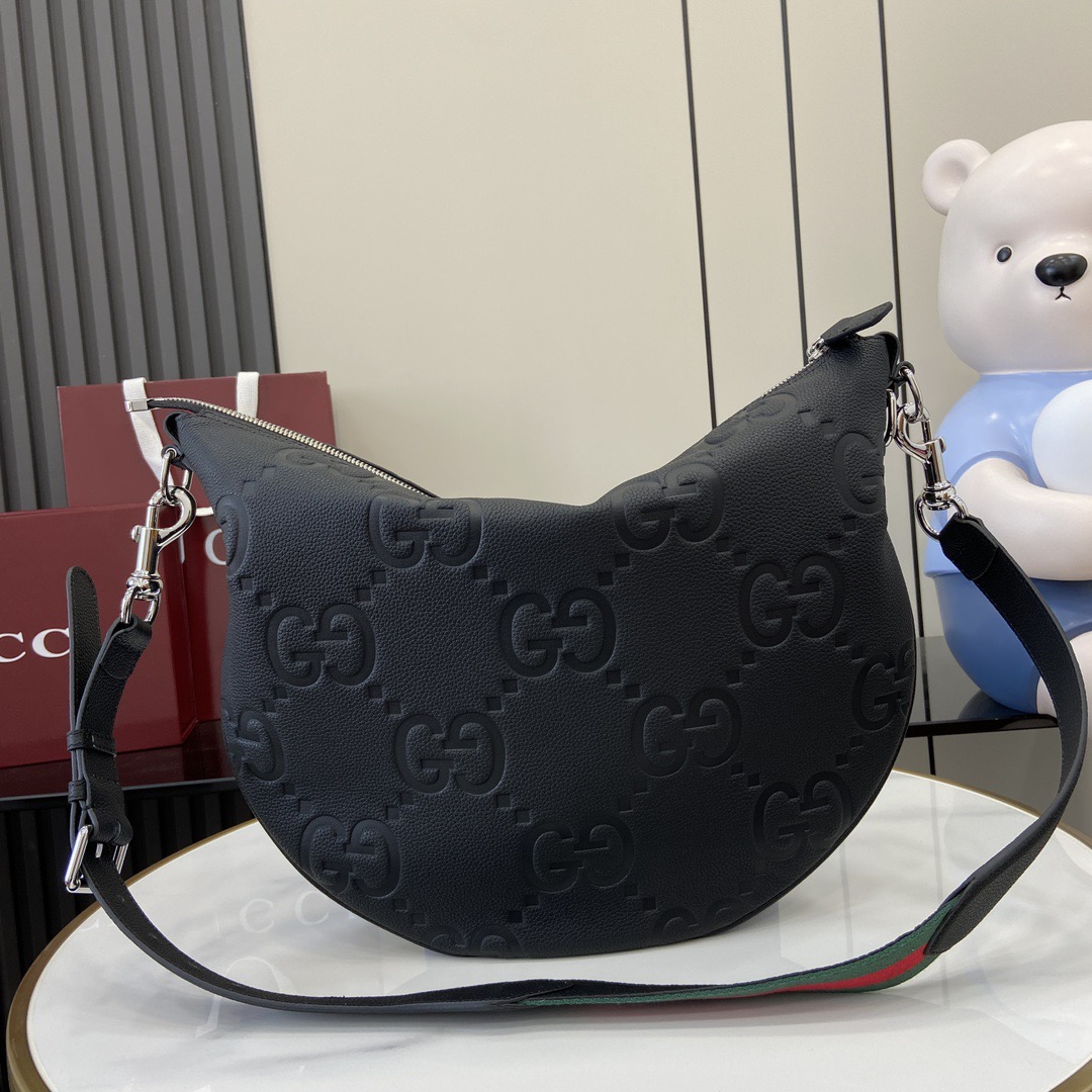 Gucci Signature Calfskin Crossbody Bag