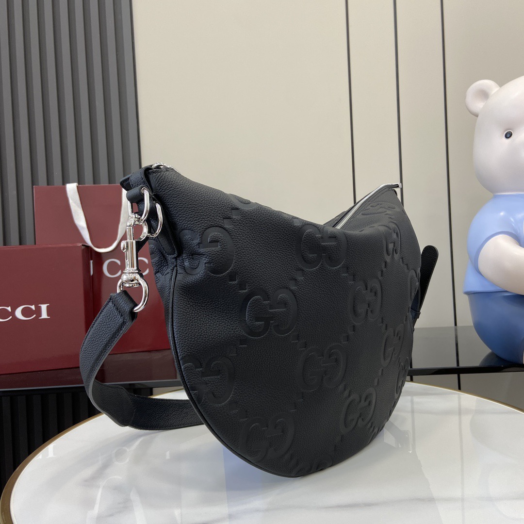 Gucci Signature Calfskin Crossbody Bag