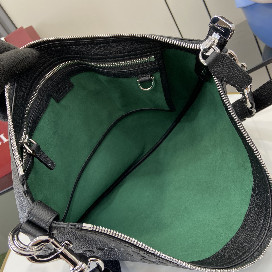 Gucci Signature Calfskin Crossbody Bag